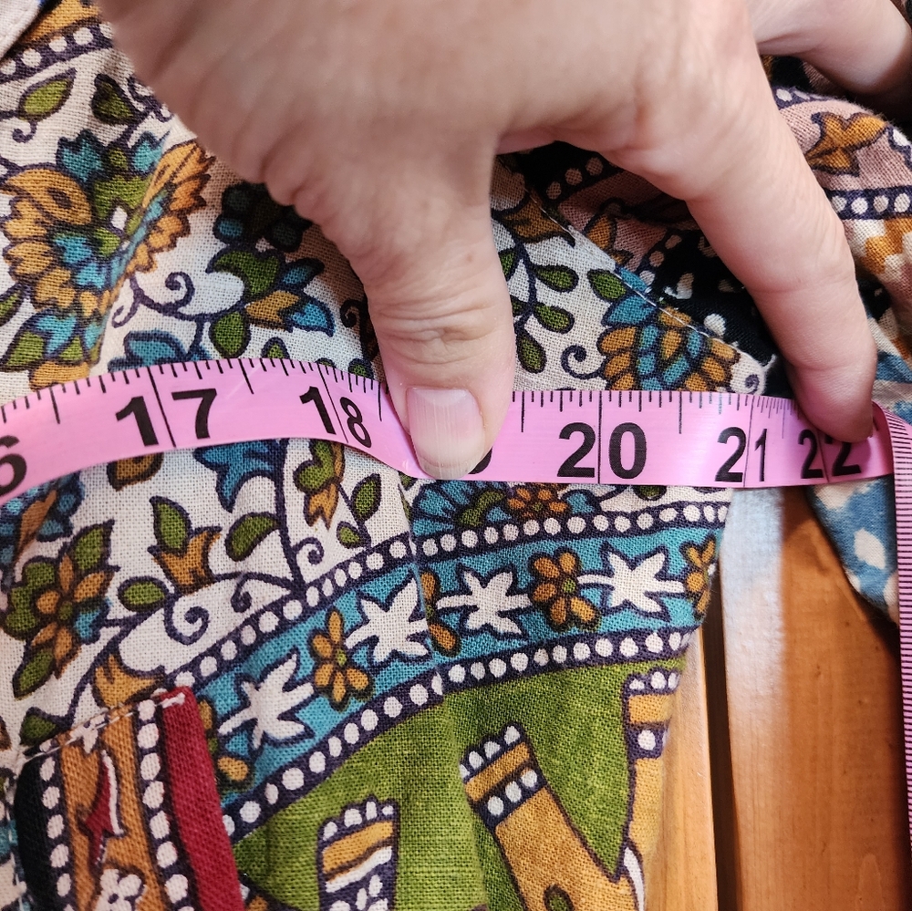 Sacred Threads Patchwork Cropped Jacket, Size M - image 4